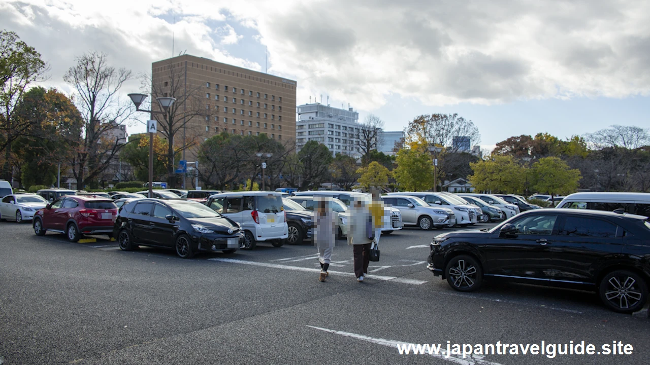 正門前駐車場の利用方法：名古屋城の駐車場完全ガイド(3)