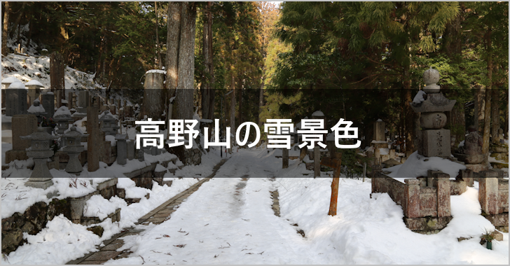 高野山の雪景色(0)