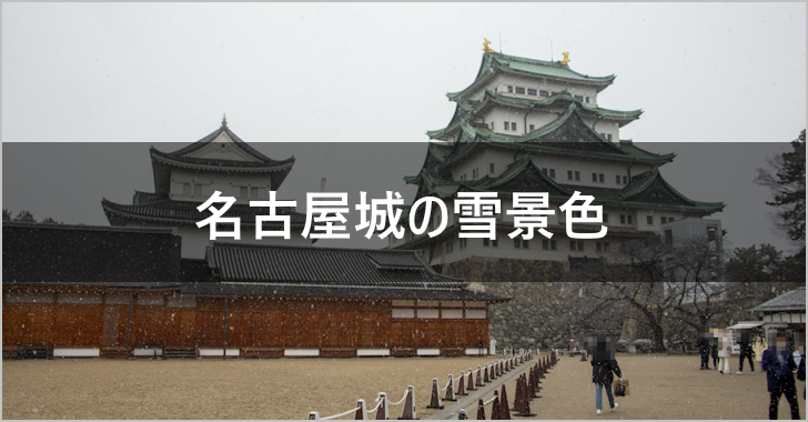 名古屋城の雪景色の見どころ完全ガイド(0)