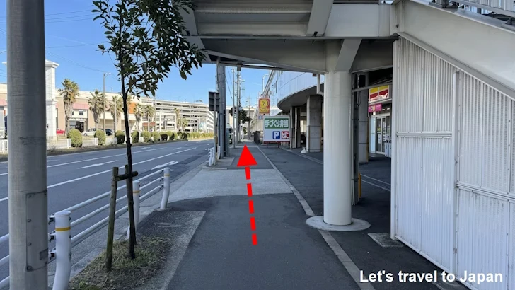 金城ふ頭駐車場からリニア・鉄道館への行き方(7)