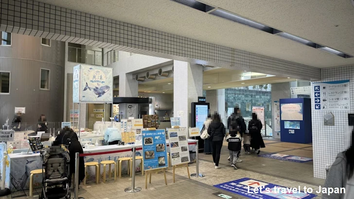 北館から南館への移動：名古屋港水族館南館の見どころ(4)