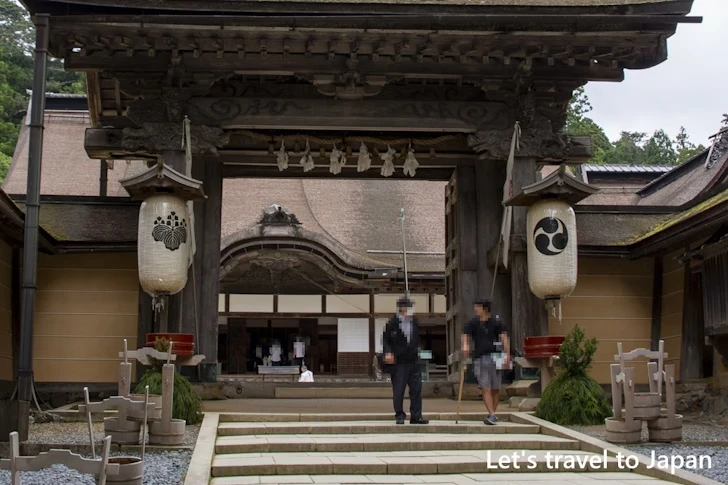寺門：高野山 総本山金剛峯寺の見どころ(20)