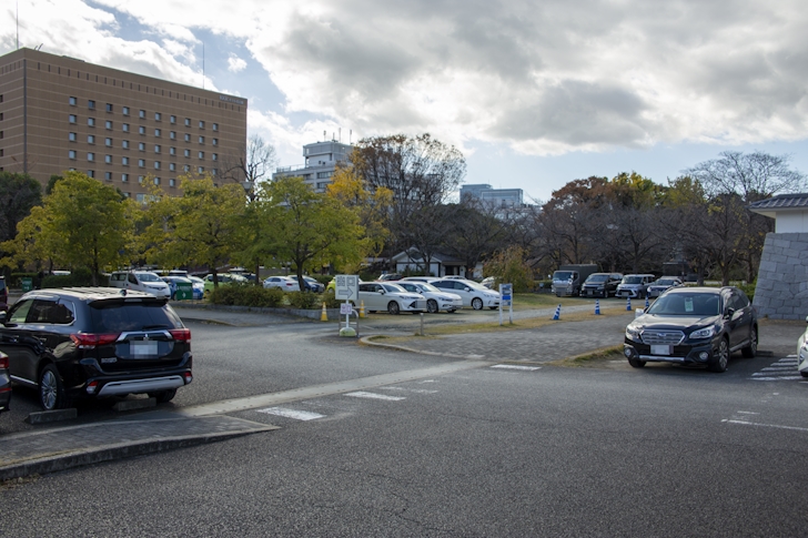 正門前駐車場の利用方法：名古屋城の駐車場完全ガイド(4)
