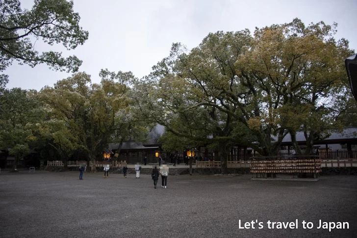 熱田神宮の雪景色：熱田神宮の見どころ(174)