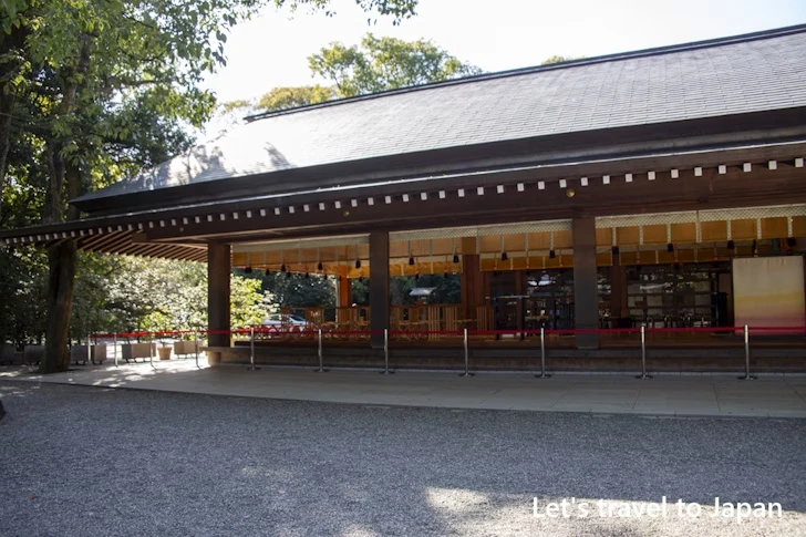 祈祷殿と長床：熱田神宮の見どころ(24)