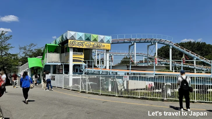 ジェットコースター：東山動物園遊園地の見どころ(1)