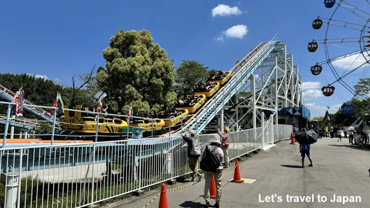 ジェットコースター：東山動物園遊園地の見どころ(2)