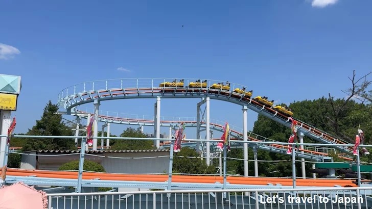 ジェットコースター：東山動物園遊園地の見どころ(3)