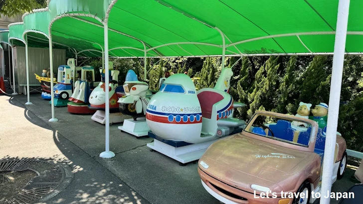 アトラクションの紹介：東山動物園遊園地の見どころ(4)