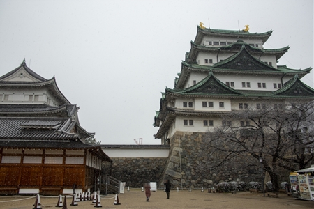 名古屋城の雪景色(28)