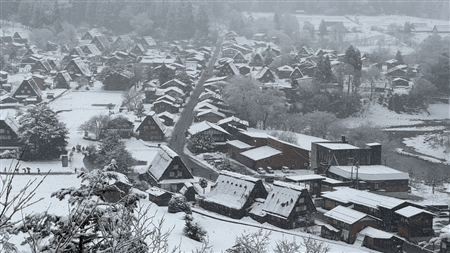白川郷の雪景色(121)