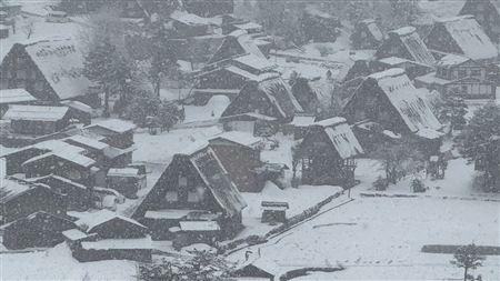 白川郷の雪景色(123)