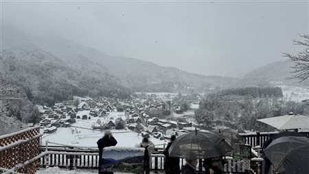 白川郷の雪景色(132)