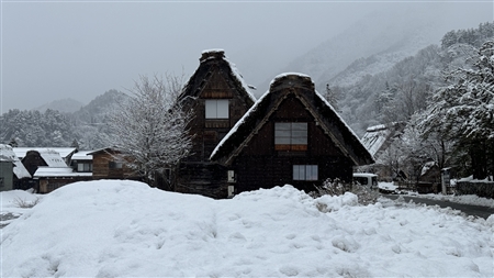 白川郷の雪景色(58)