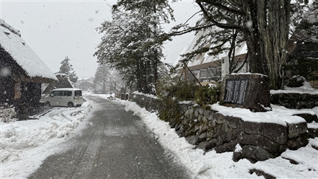 白川郷の雪景色(75)