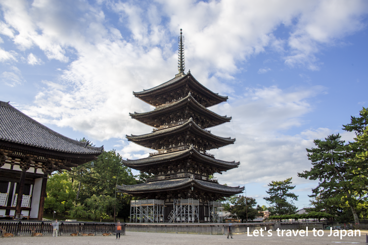 Gojunoto(Five Story Pagoda): Highlights of Kofukuji Temple(4)