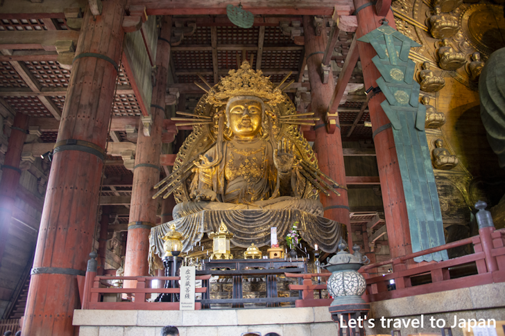 Kokuzo Bosatsu Seated Statue: Highlights of Todaiji Temple(18)
