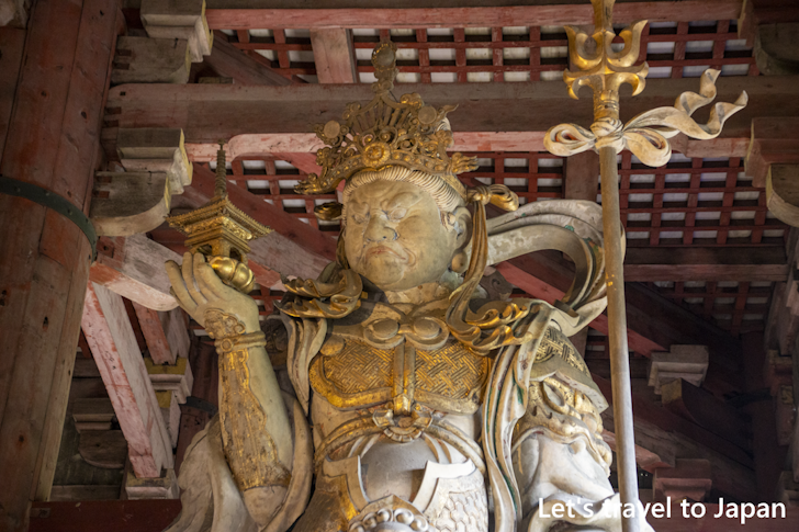 Statue of Tamonten: Highlights of Todaiji Temple(26)