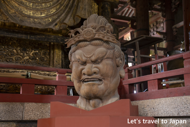 Statue of Jikokuten: Highlights of Todaiji Temple(30)