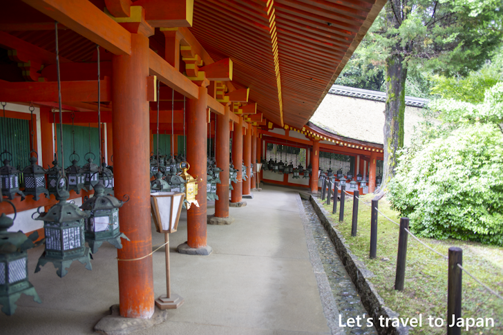 Corridor and Hanging Lantern: Highlights of Kasuga Taisha Shrine(14)