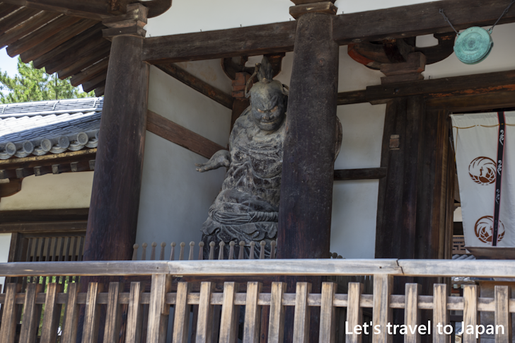Statue of Kongo Rikishi: Highlights of Horyuji Temple(9)