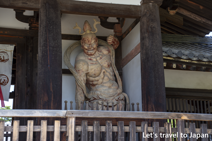 Statue of Kongo Rikishi: Highlights of Horyuji Temple(8)