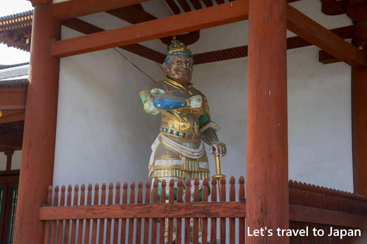 Nitennou statues: Highlights of Yakushiji Temple(3)